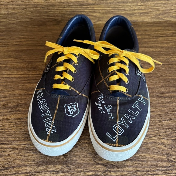 Polo Ralph Lauren Thorton III-SK-VLC‎ Gordon Tartan Skull & Crown 10.5 D Preppy - Picture 1 of 8